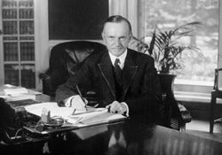 Oval Office, 1923 - Coolidge